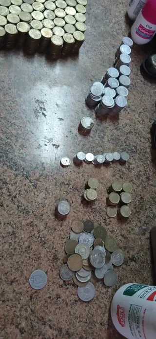 Monedas Peseta Juan Carlos I y Franco