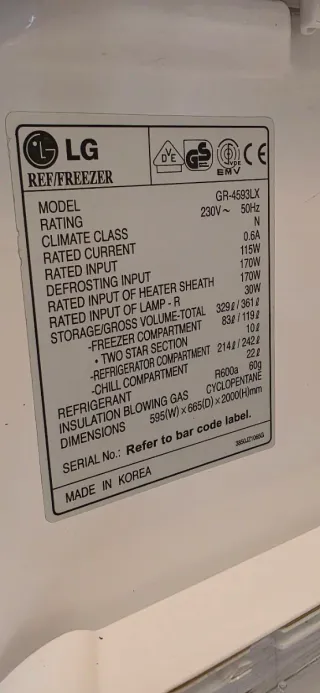 Frigorífico Combi No Frost LG