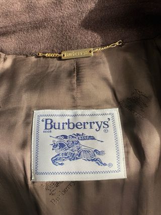 Abrigo Mujer Burberrys Vintage -Lana y Angora (XL)