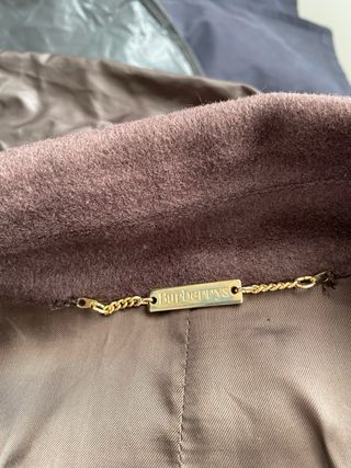 Abrigo Mujer Burberrys Vintage -Lana y Angora (XL)