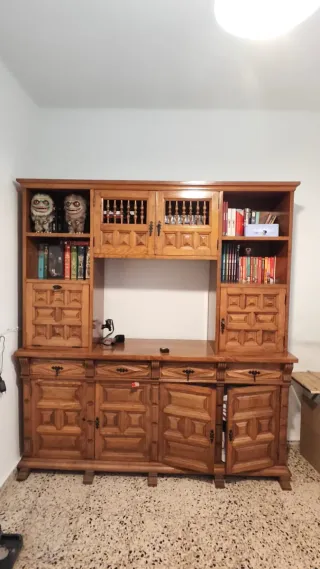 Mueble Salón Castellano Madera