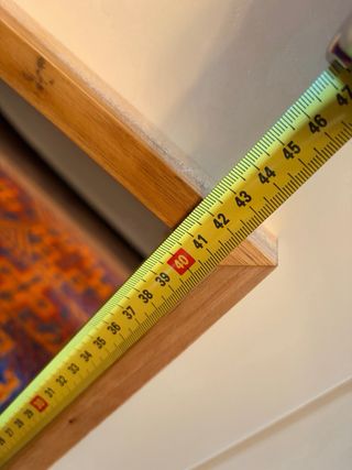 Espejo de madera con marco 42x42cm