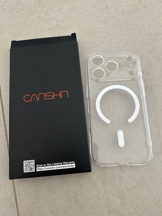 Funda CANSHN iPhone17 pro Transparente