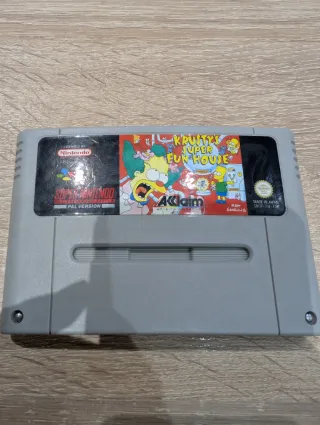 Super Nintendo Krusty's Super Fun House