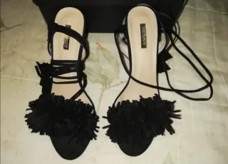 Sandalias BUONARROTI Negras Mujer