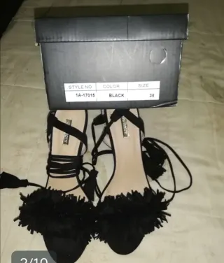 Sandalias BUONARROTI Negras Mujer