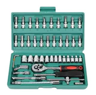 Juego Llaves Tubo 46 Piezas