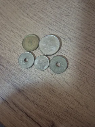 Lote di 5 monete antiche