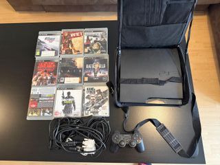 PS3 Slim 500GB + Juegos + Mando + Mochila