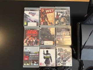 PS3 Slim 500GB + Juegos + Mando + Mochila