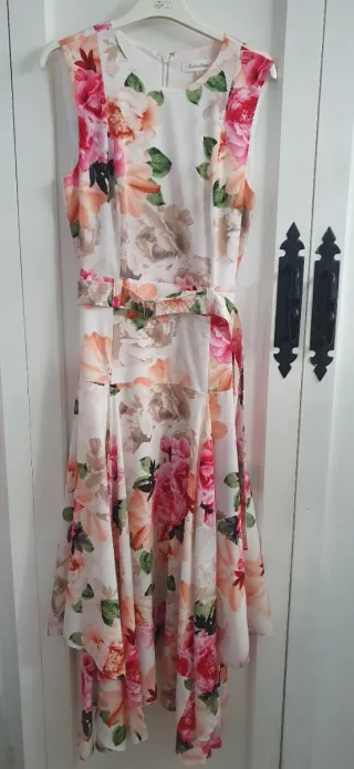 Vestido Calvin Klein floral talla S