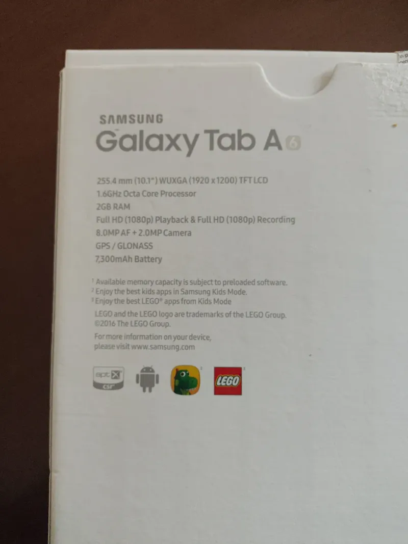 Samsung Galaxy Tab A6 16GB Negra afbeelding 5