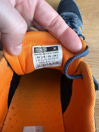 Zapatillas Munich Talla 43 Azul Naranja