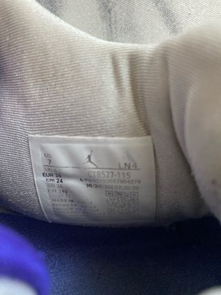 Scarpe Jordan Bianche Viola