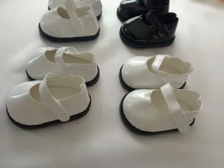 Zapatos muñeca grande o Reborn. Cabar, Nora, Carol