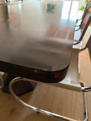 Mesa de comedor vintage diseño madera