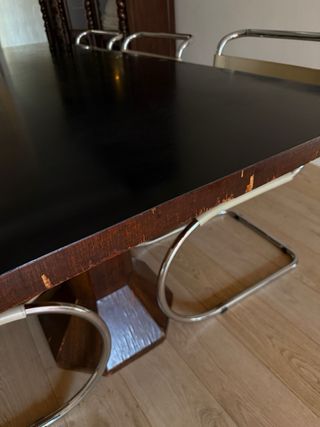 Mesa de comedor vintage diseño madera