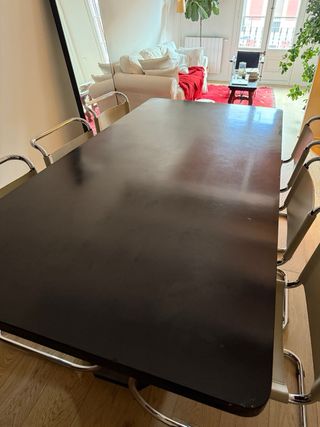 Mesa de comedor vintage diseño madera