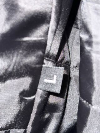 Chaqueta de moto negra y gris