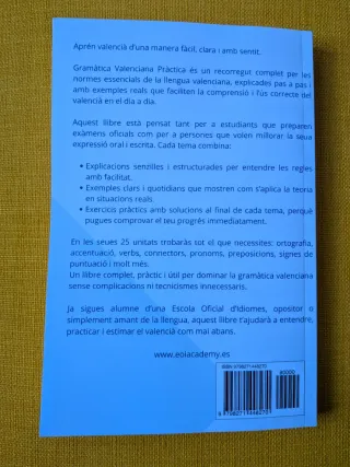 Gramàtica Valenciana Pràctica EOI NUEVO