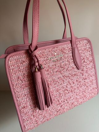 Bolso Kate Spade Rosa Tweed