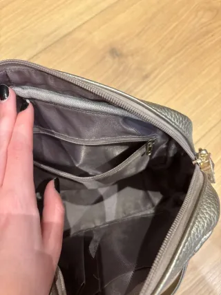 Bolso bandolera dorado acolchado