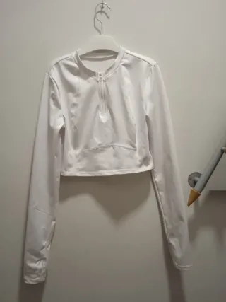 Camiseta deportiva mujer manga larga talla S