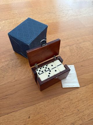 Gioco Domino in Scatola di Legno