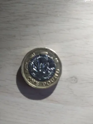 Moneda 1 Libra Reino Unido Isabel II