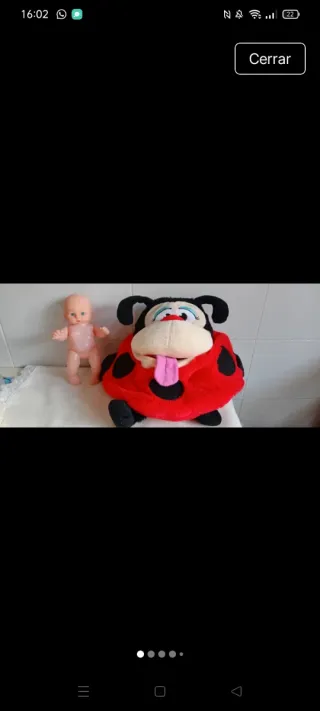 Peluche Tummy Stuffers, bebé Anne Geddes y muñeco.