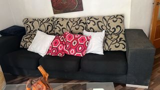 Sofá de 3 plazas tela