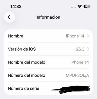 iPhone 14 128 GB con cargador y funda