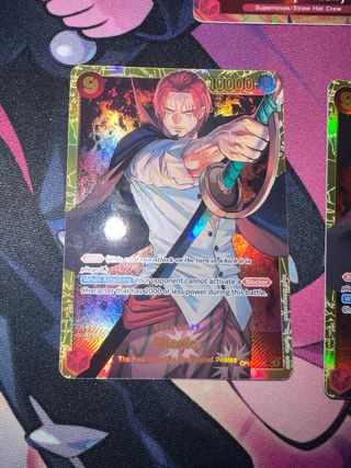 Lotto 3 Carte SR/Special Foil ENG | Luffy + Shanks
