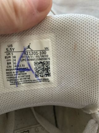 Scarpe Jordan Bianche