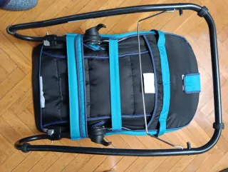 Trona de bebé con cojín y bandeja