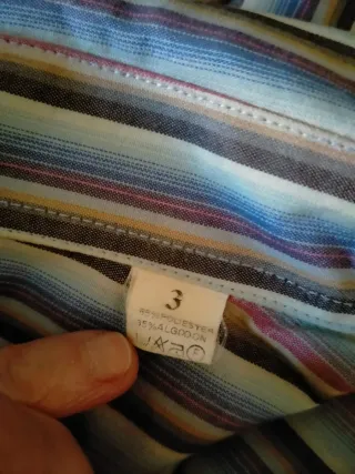 Camisa de rayas de caballero