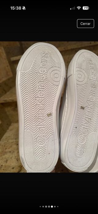 Zapatillas Calvin Klein CK Blancas y Negras