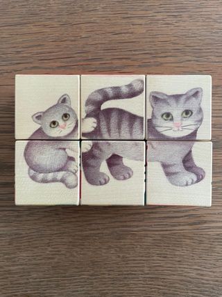 Selecta Fattoria 6 puzzles Madera Granja/animales