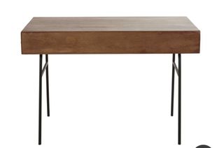 Scrivania industriale in legno e metallo