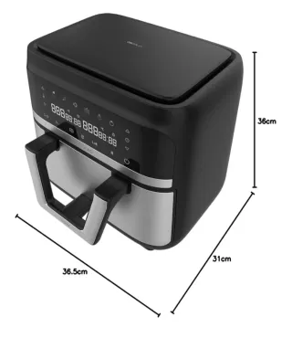 Freidora de Aire 9L Cecotec Cecofry Dual 9000