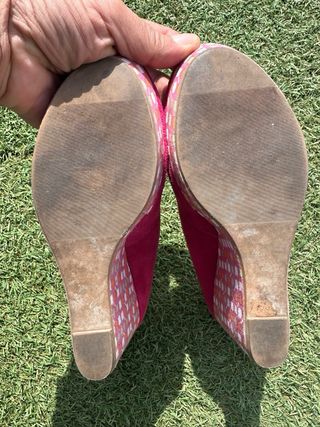 Zapatos H&M Peep Toe Rosa Talla 40