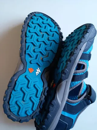 Sandali Bambino Blu e Grigio