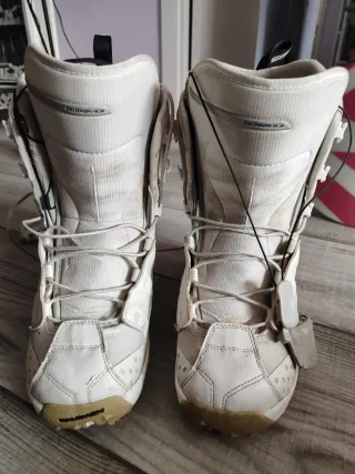 Botas de Snowboard Salomon Blancas