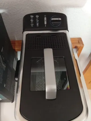 Freidora de aceite con deposito