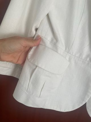 Chaqueta blanca mujer