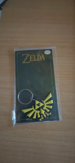 Llavero Legend of Zelda Nintendo Trifuerza