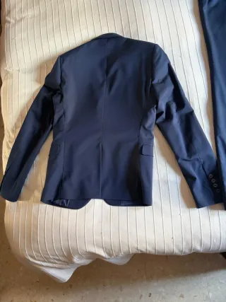 Traje de chaqueta azul hombre