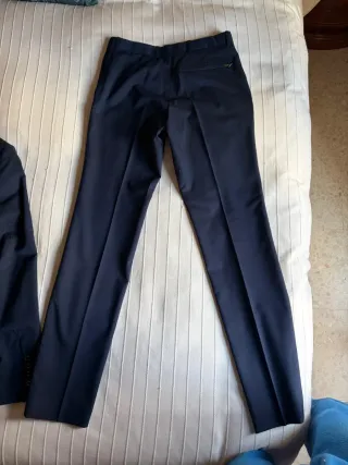 Traje de chaqueta azul hombre