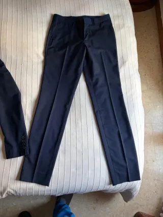 Traje de chaqueta azul hombre