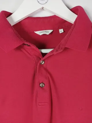 Polo Calvin Klein Talla XXL Rojo